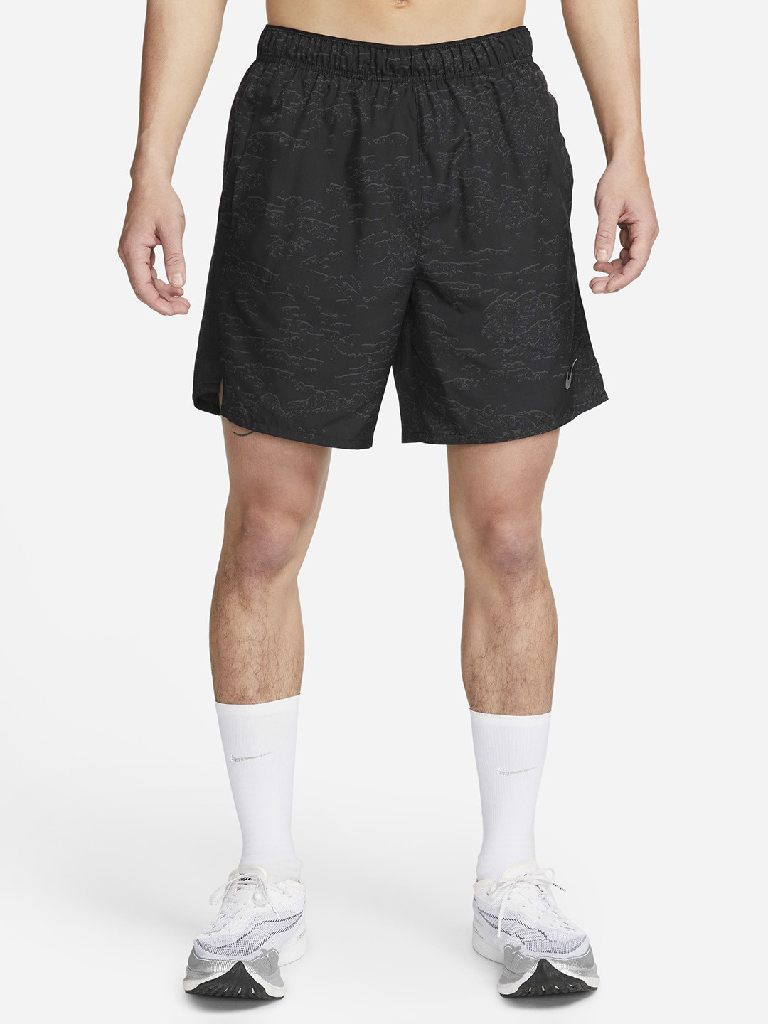 

Nike Men Printed Dri Fit RDVN CHLNR Sports Shorts, Black