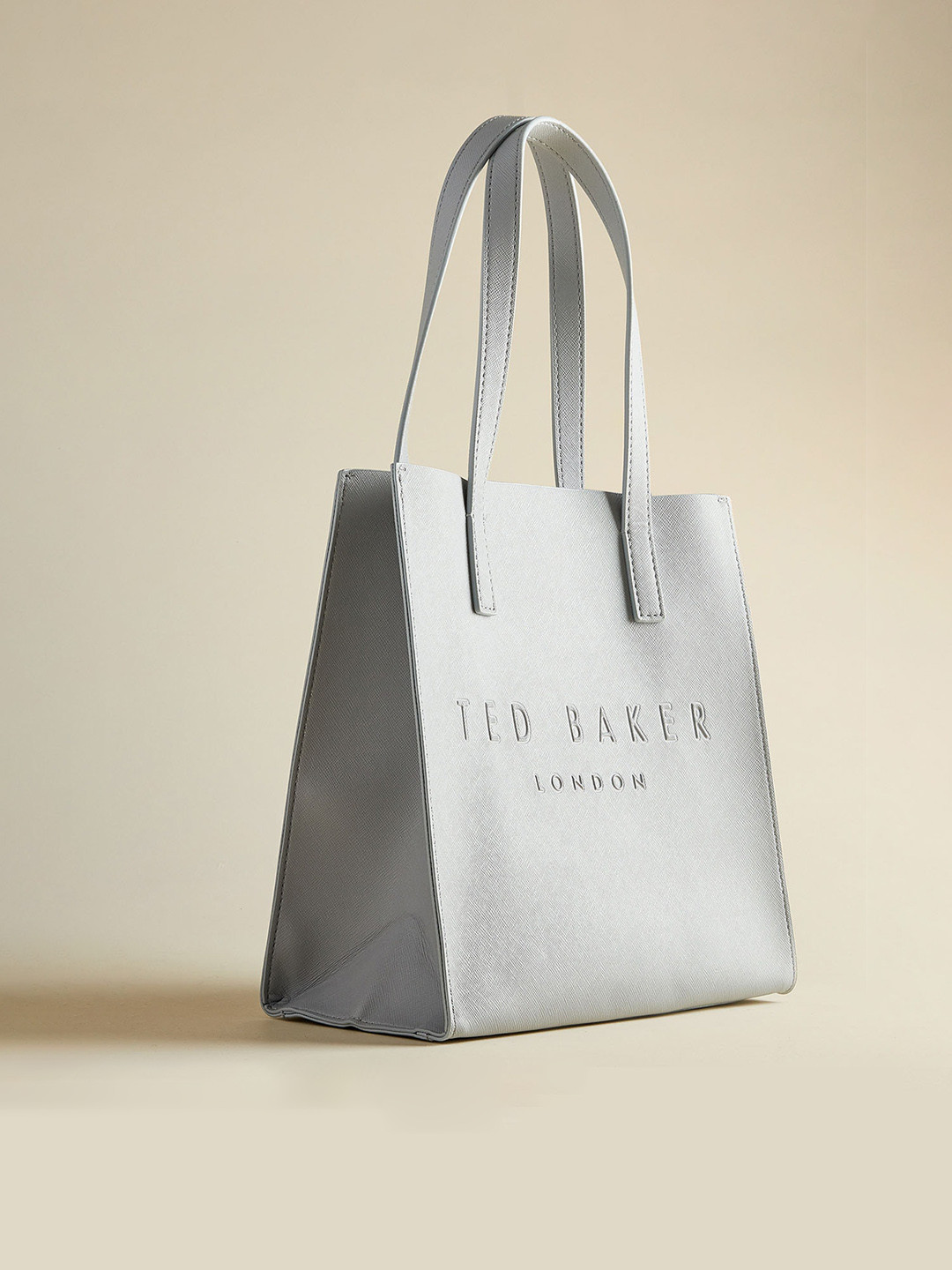 

Ted Baker Leather Structured Handheld Bag, Grey