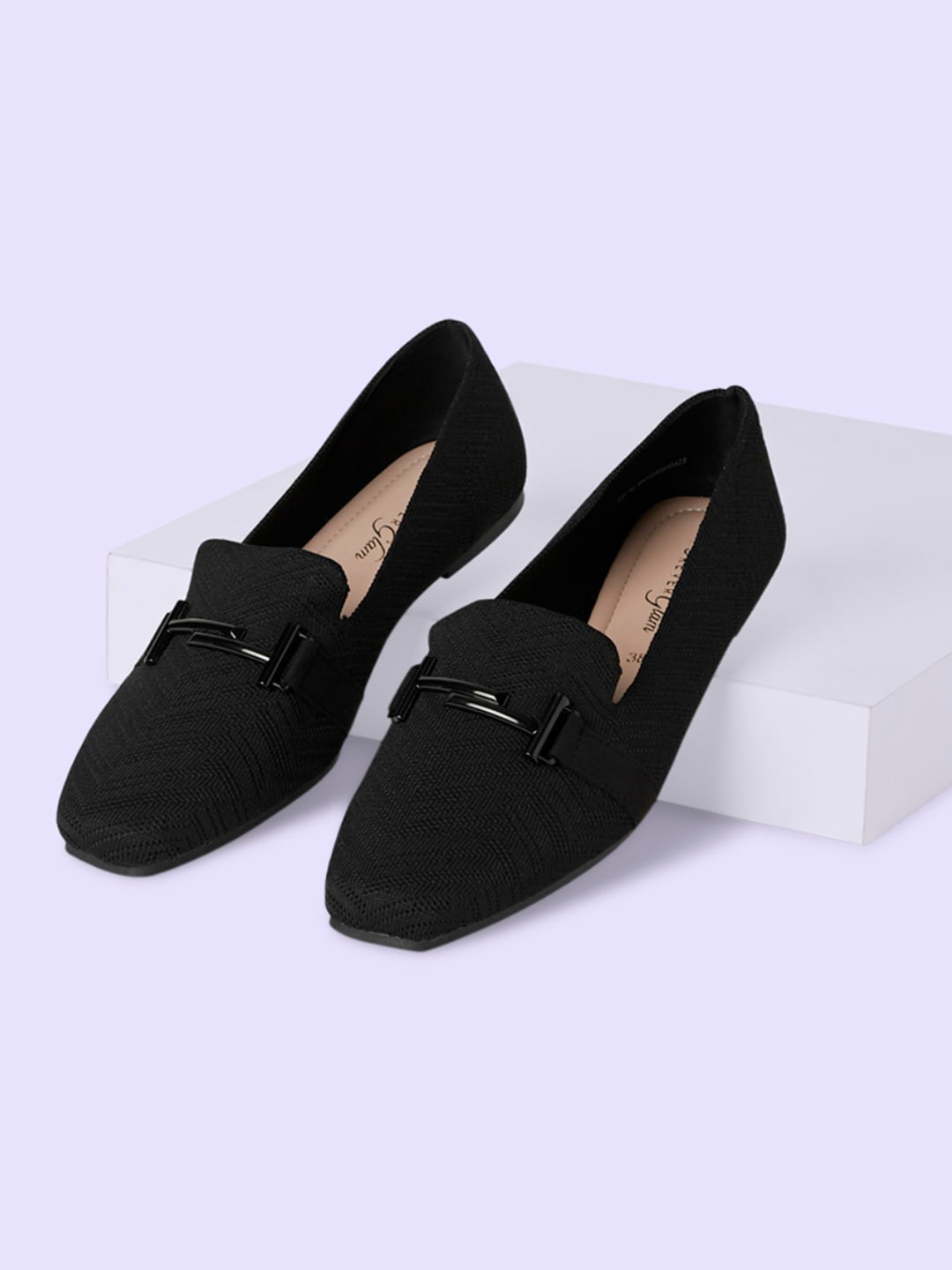 

Forever Glam by Pantaloons Women Horsebit Loafers, Black