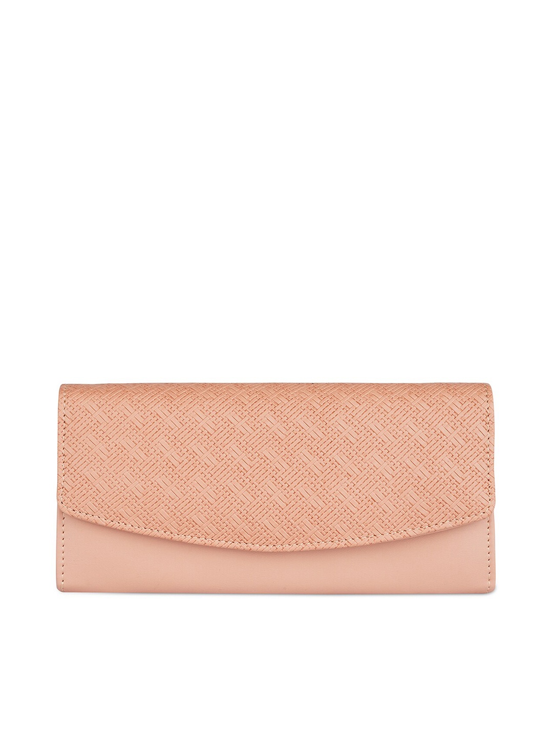 

THE CLOWNFISH Women Textured Envelope, Peach