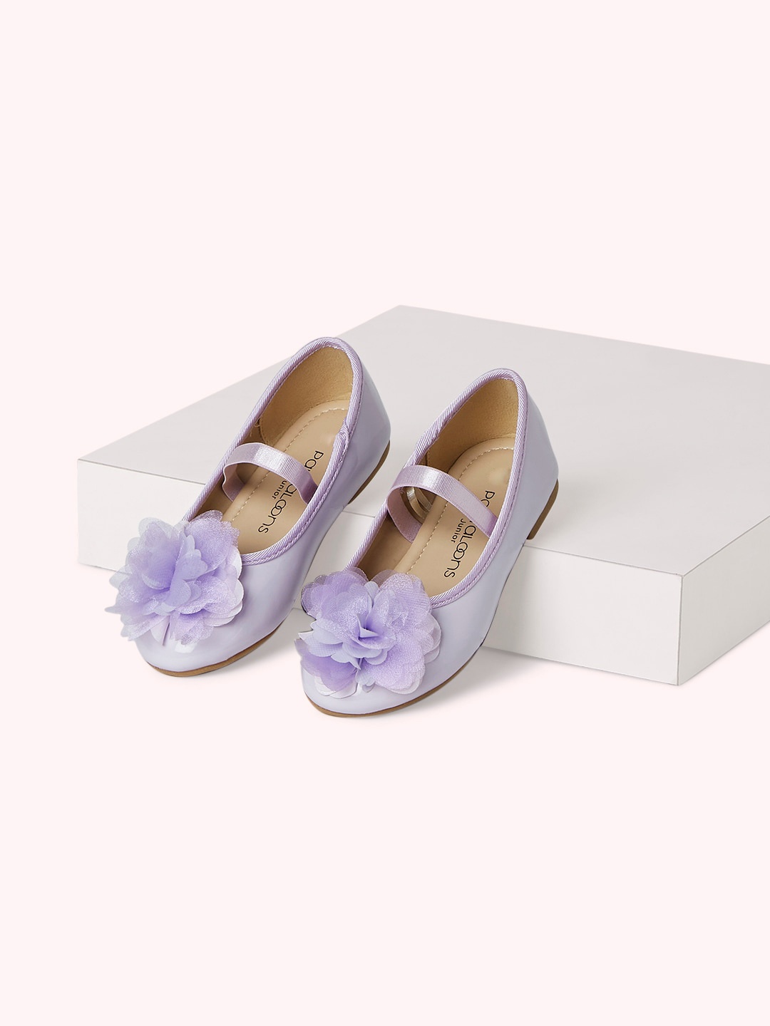 

Pantaloons Junior Girls Embellished Ballerinas, Lavender