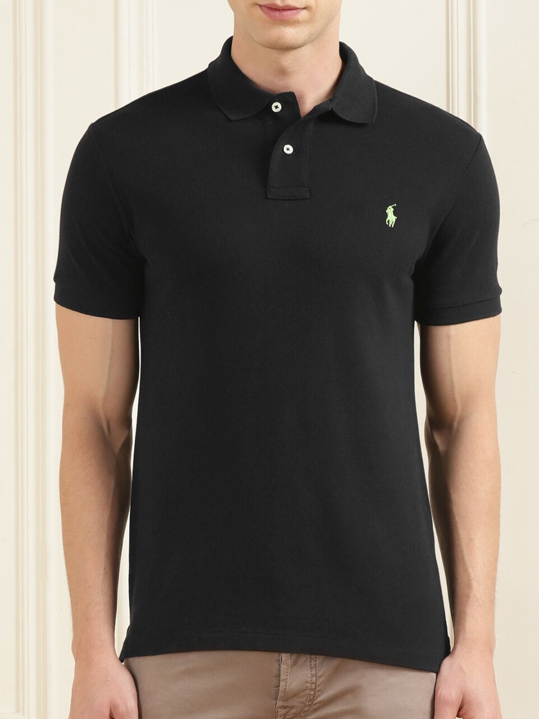 

Polo Ralph Lauren Pure Cotton Polo T-Shirt, Black