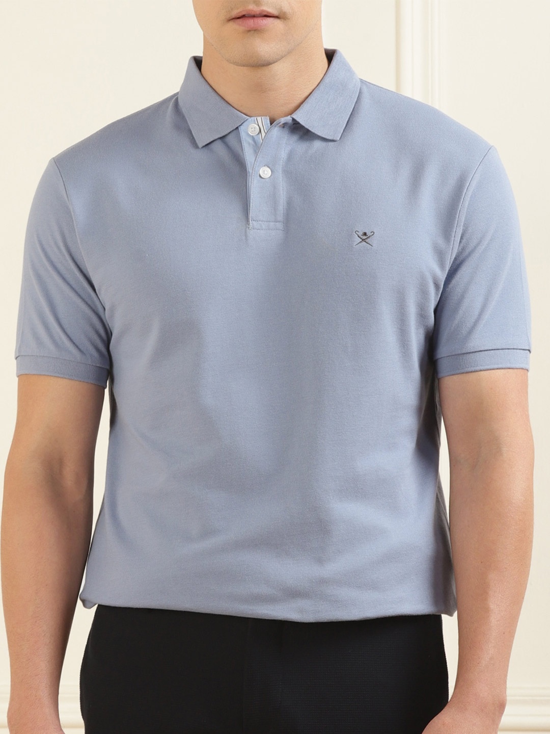 

HACKETT LONDON Polo Collar T-shirt, Blue