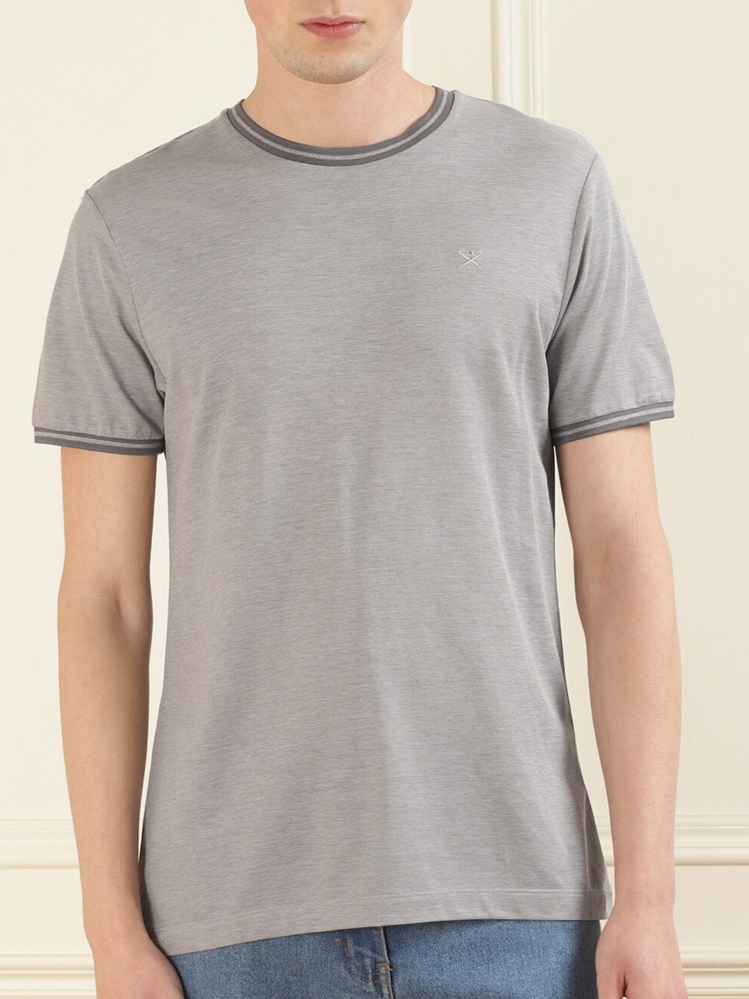 

HACKETT LONDON Pure Cotton T-shirt, Grey