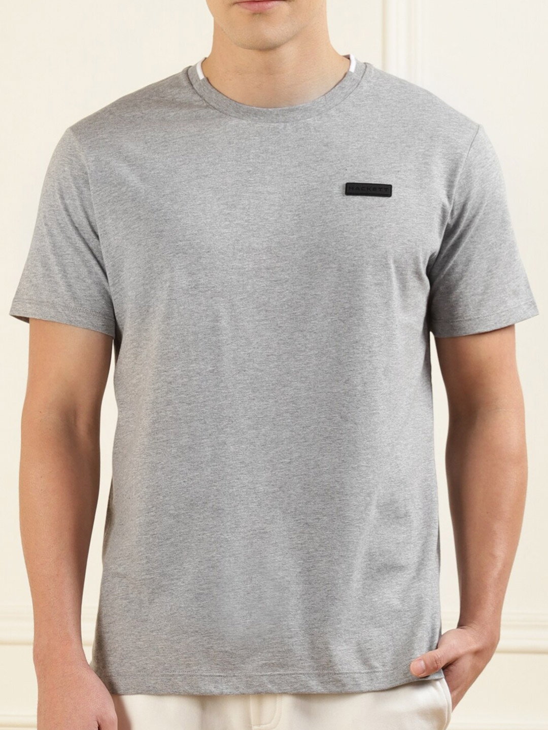 

HACKETT LONDON Pure Cotton T-shirt, Grey