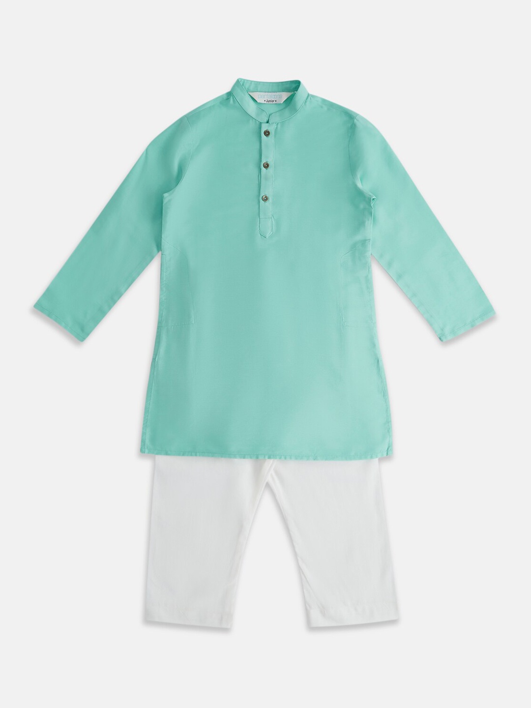 

indus route by Pantaloons Kurta with Trousers, Green