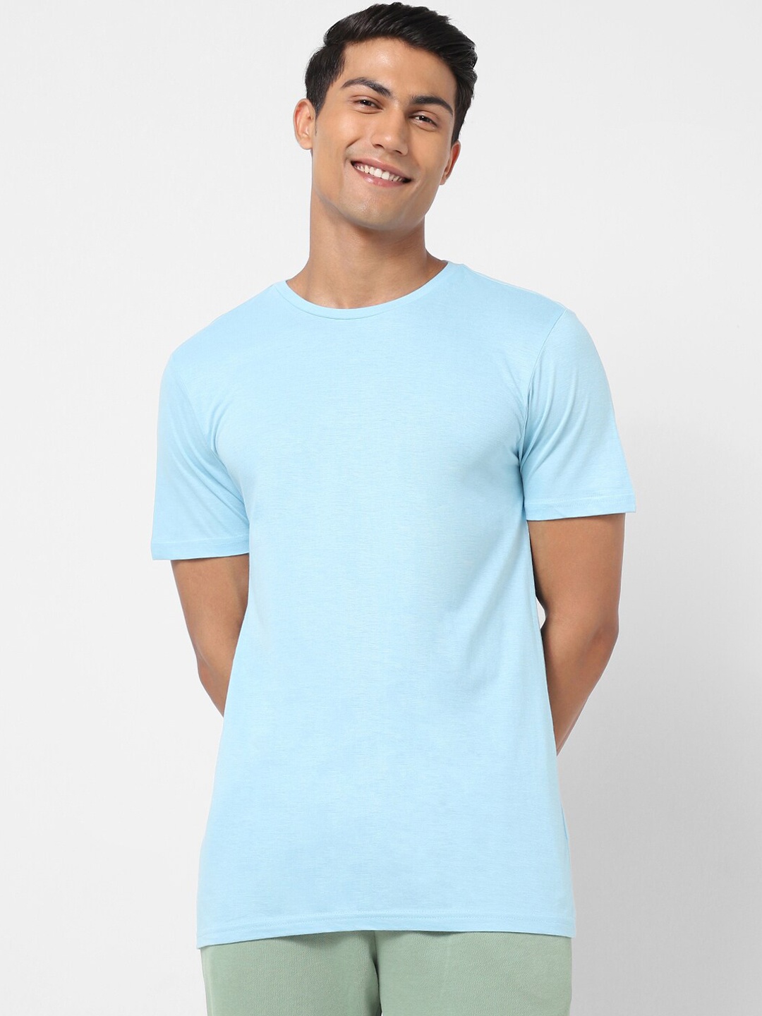 

Ajile by Pantaloons Round Neck Lounge Tshirts, Blue