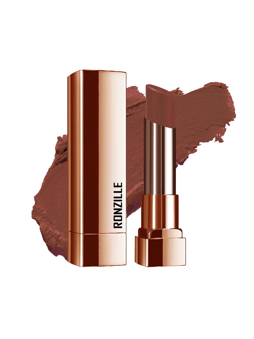 

Ronzille Non Drying Long Stay Creamy Matte Lipstick 4.5 g - Shade 09, Brown