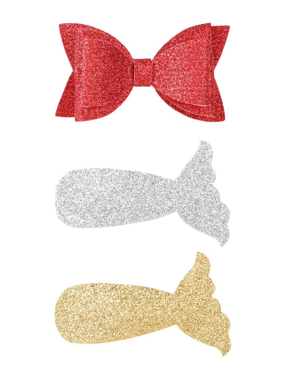 

Aye Candy Girls Set of 3 Embellished Tic Tac Hair Clip, Red
