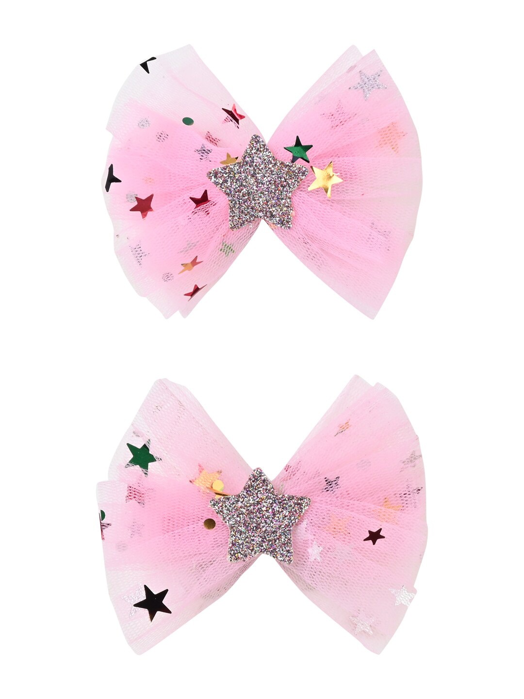 

Aye Candy Girls Set of 2 Embellished Alligator Hair Clip, Pink