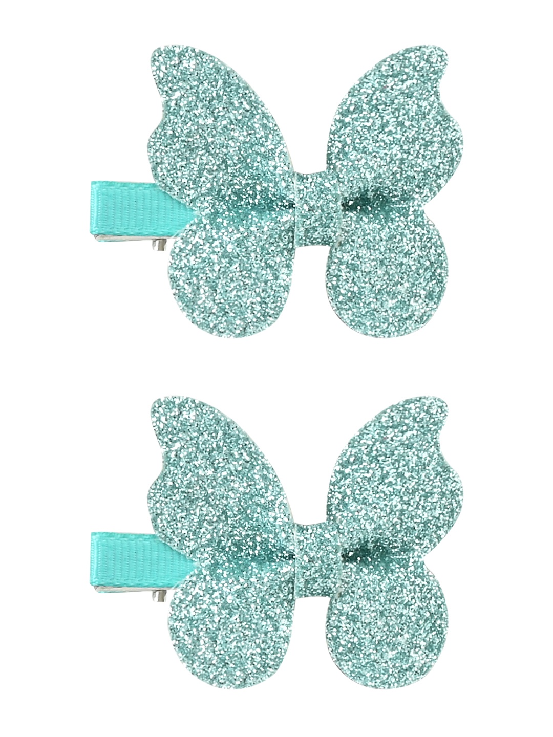 

Aye Candy Girls Set of 2 Embellished Alligator Hair Clip, Teal