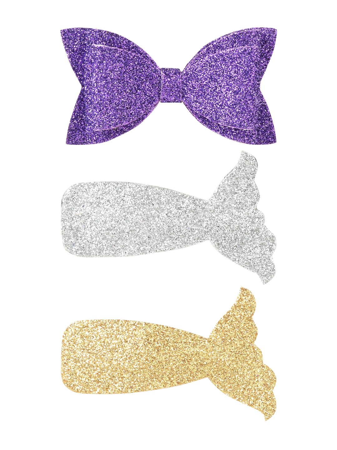 

Aye Candy Girls Set of 3 Embellished Alligator Hair Clip, Purple