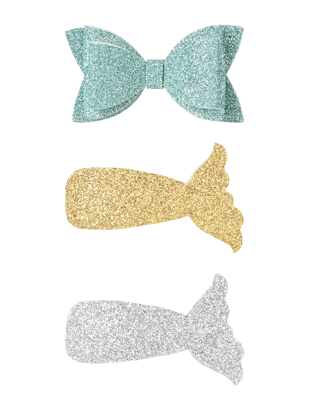 

Aye Candy Girls Set of 3 Embellished Alligator Hair Clip, Teal