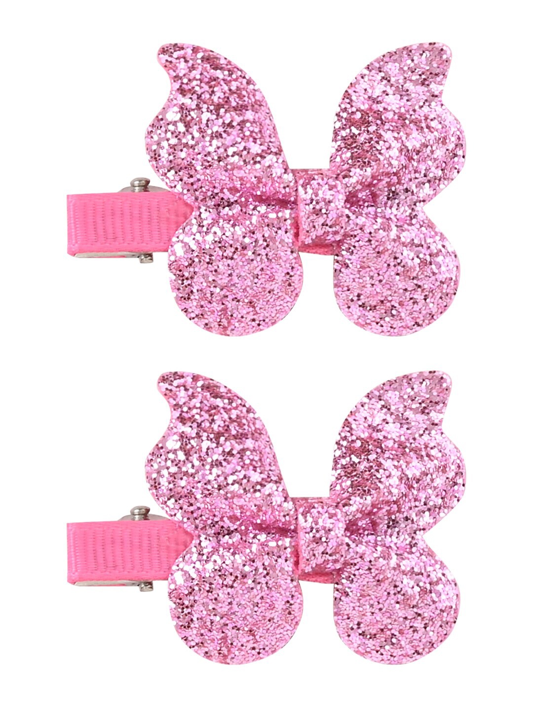 

Aye Candy Girls Set of 2 Embellished Alligator Hair Clip, Pink