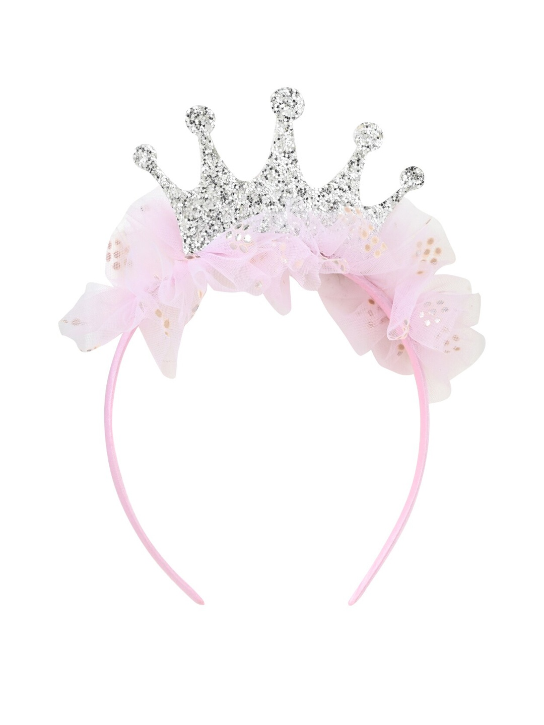 

Aye Candy Girls Flower Crown Hairband, Pink