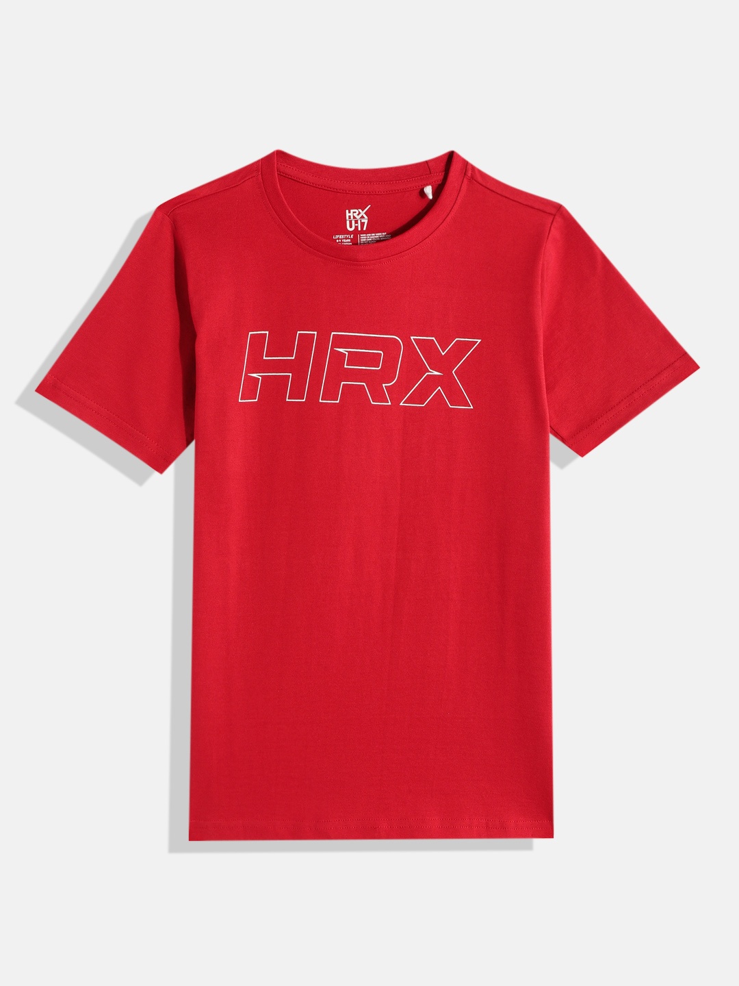 

HRX by Hrithik Roshan Boys Graphic Printed T-shirt, Red