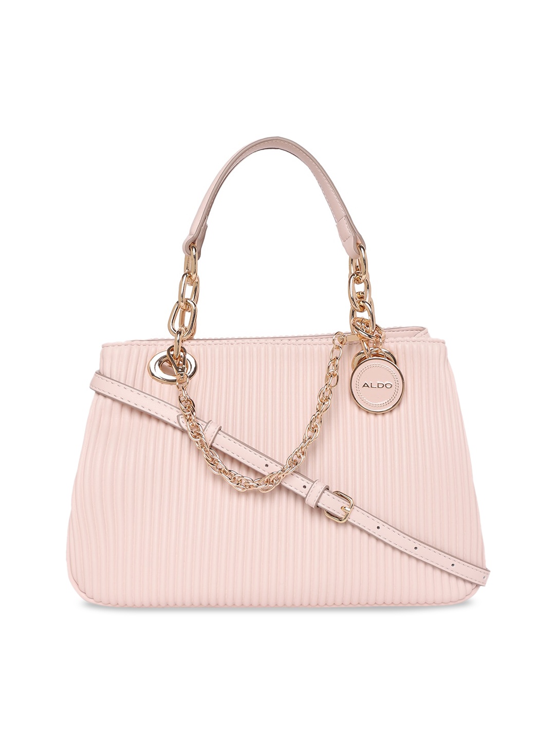 

ALDO Striped Swagger Shoulder Bag, Pink