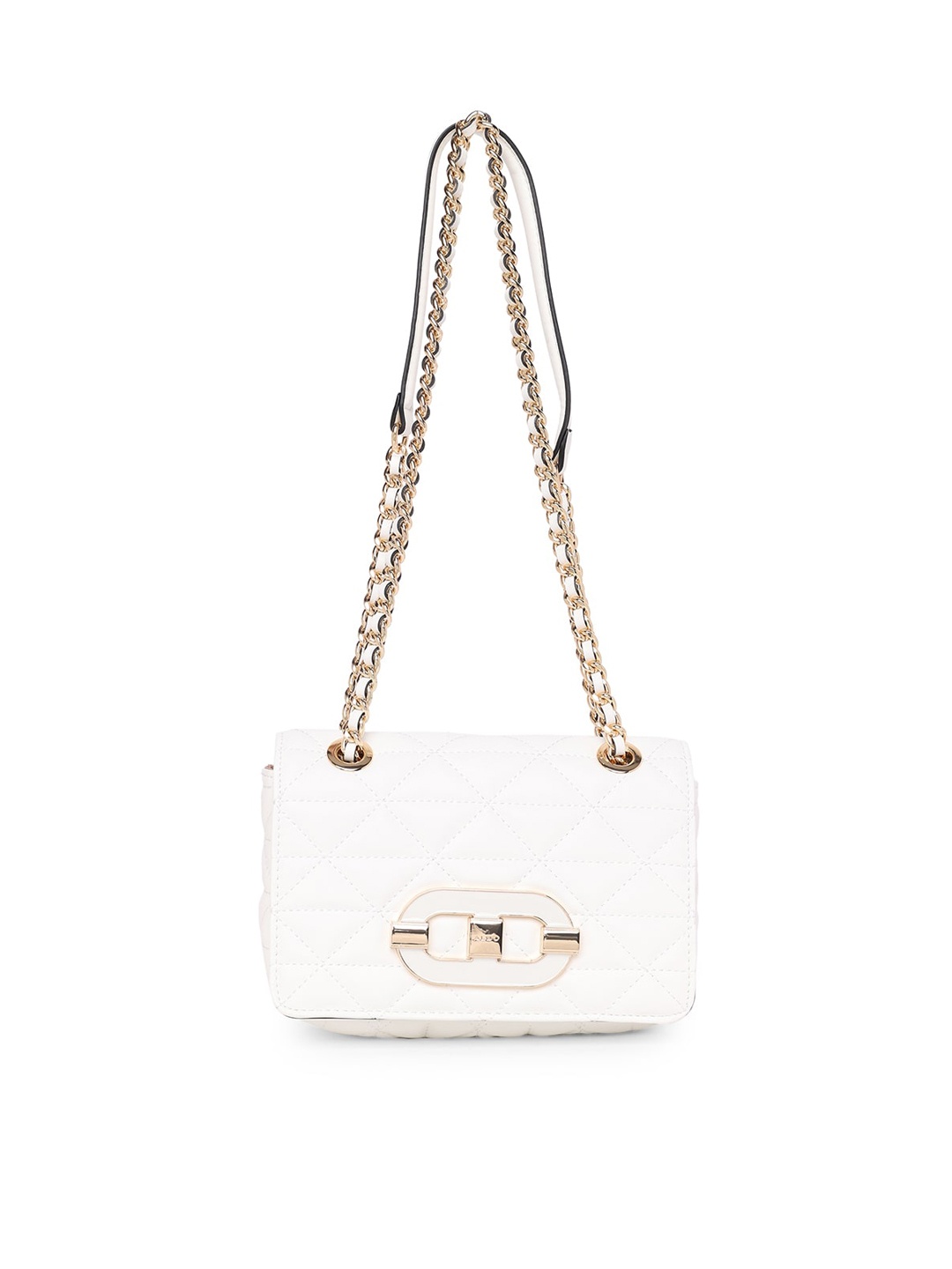 

ALDO Structured Sling Bag With Quilted, White