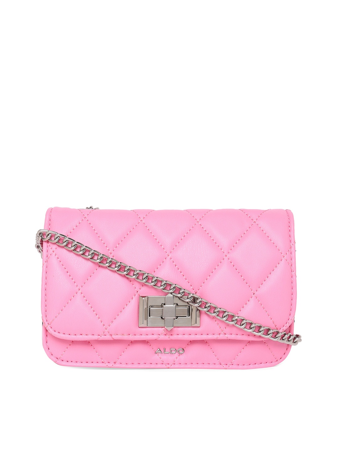 

ALDO Structured Sling Bag With Quilted, Pink