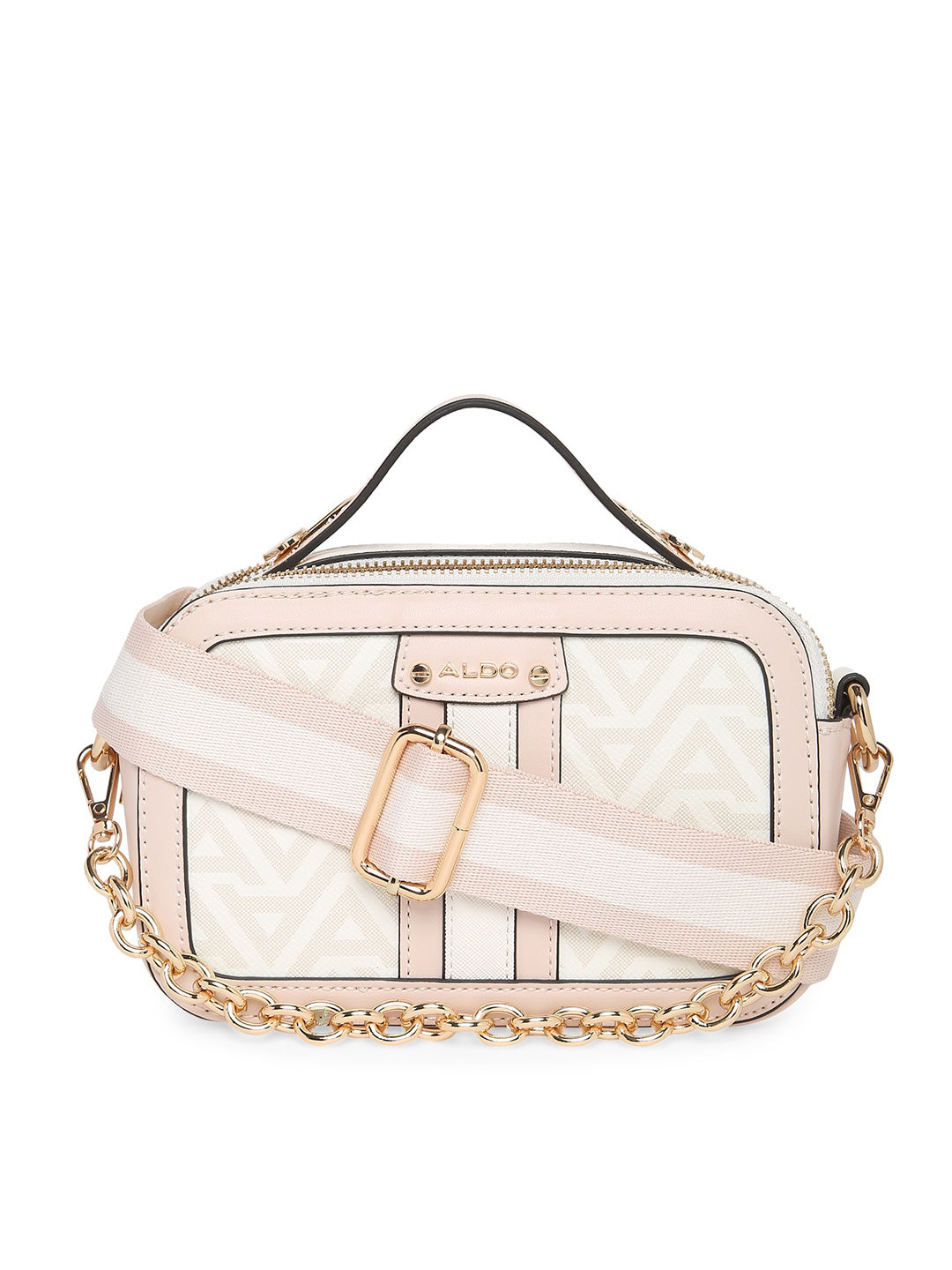 

ALDO Structured Handheld Bag, Beige