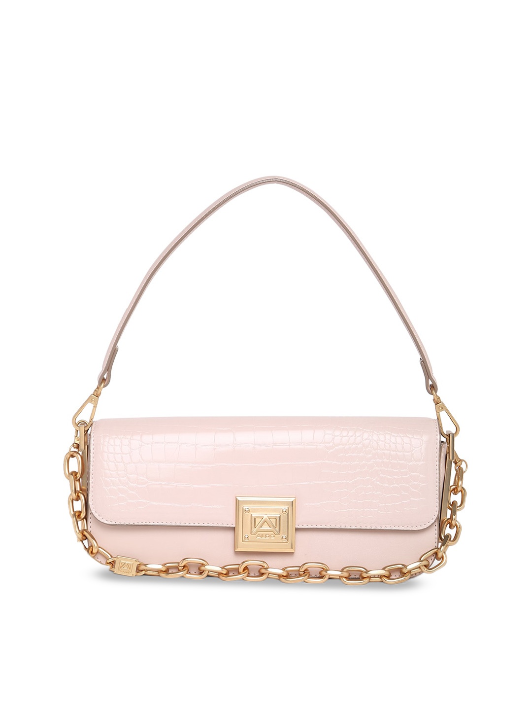 

ALDO Textured Structured Shoulder Bag, Pink