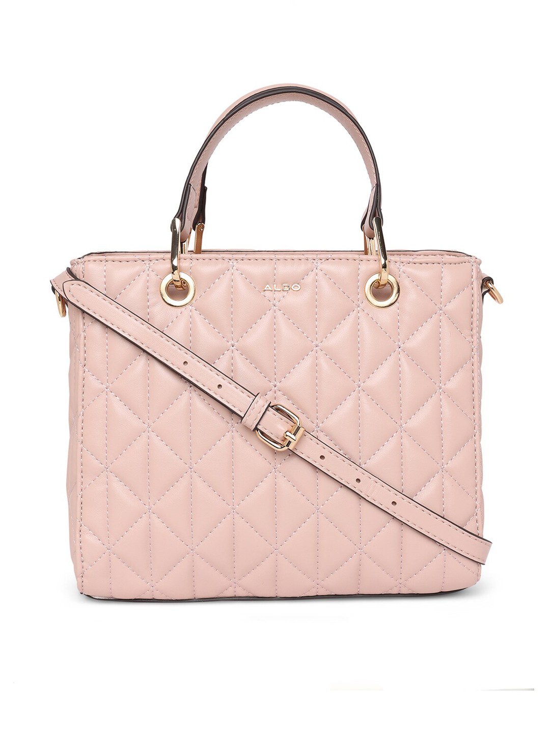 

ALDO Structured Handheld Bag With Quilted, Pink
