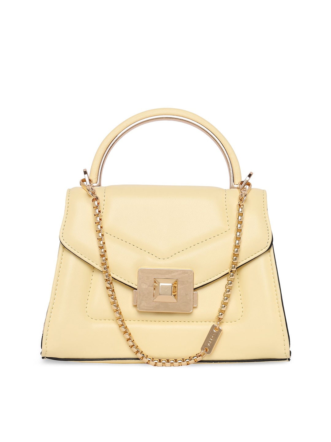 

ALDO Structured Handheld Bag, Yellow