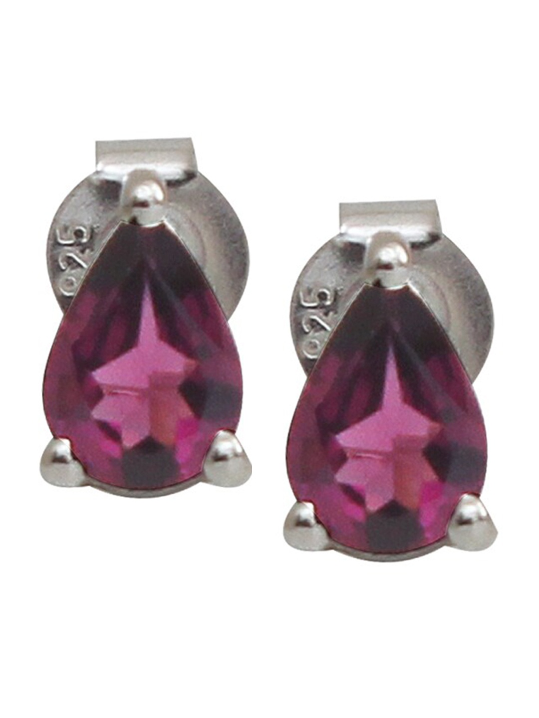 

HIFLYER JEWELS Red Teardrop Shaped Studs Earrings