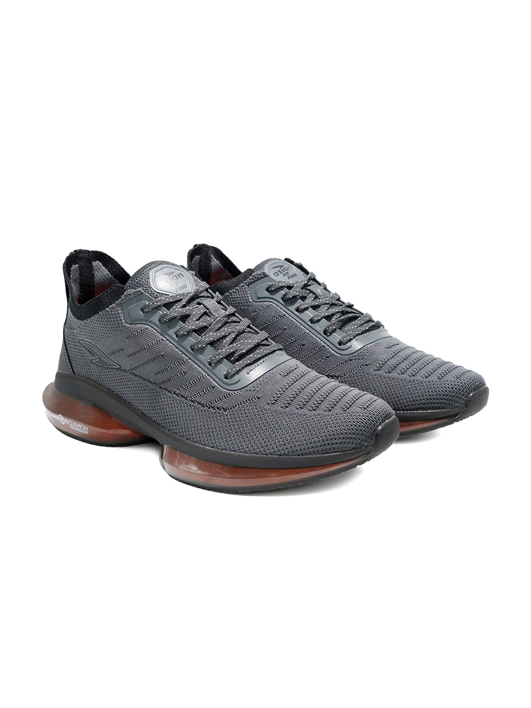 

ASIAN Men Lightweight Memory Foam Mesh Sneakers, Grey