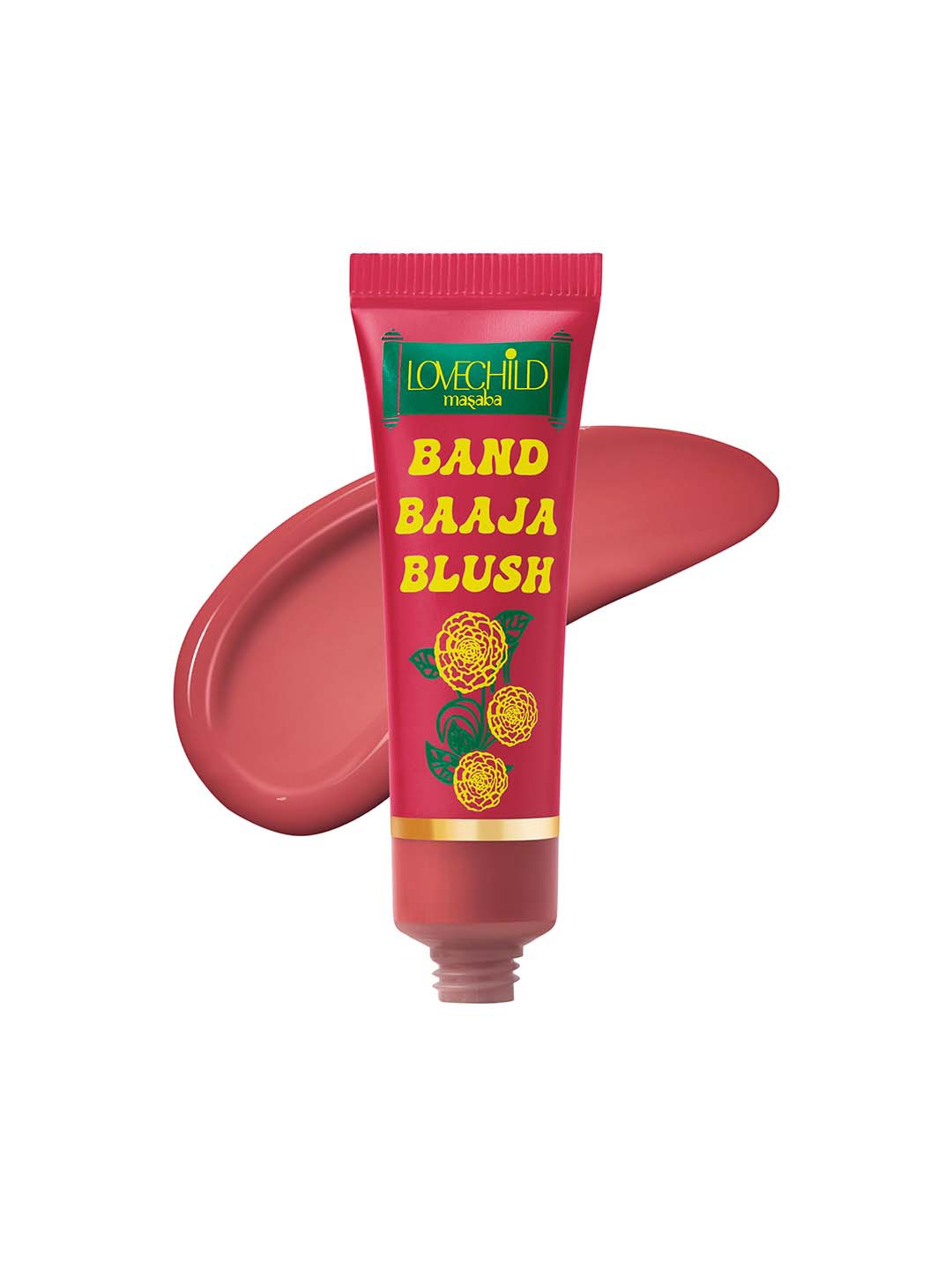 

Lovechild Masaba Dewy Finish Long-Lasting Matte Band Baaja Blush 10ml -Bubblegum Baraat 01, Pink