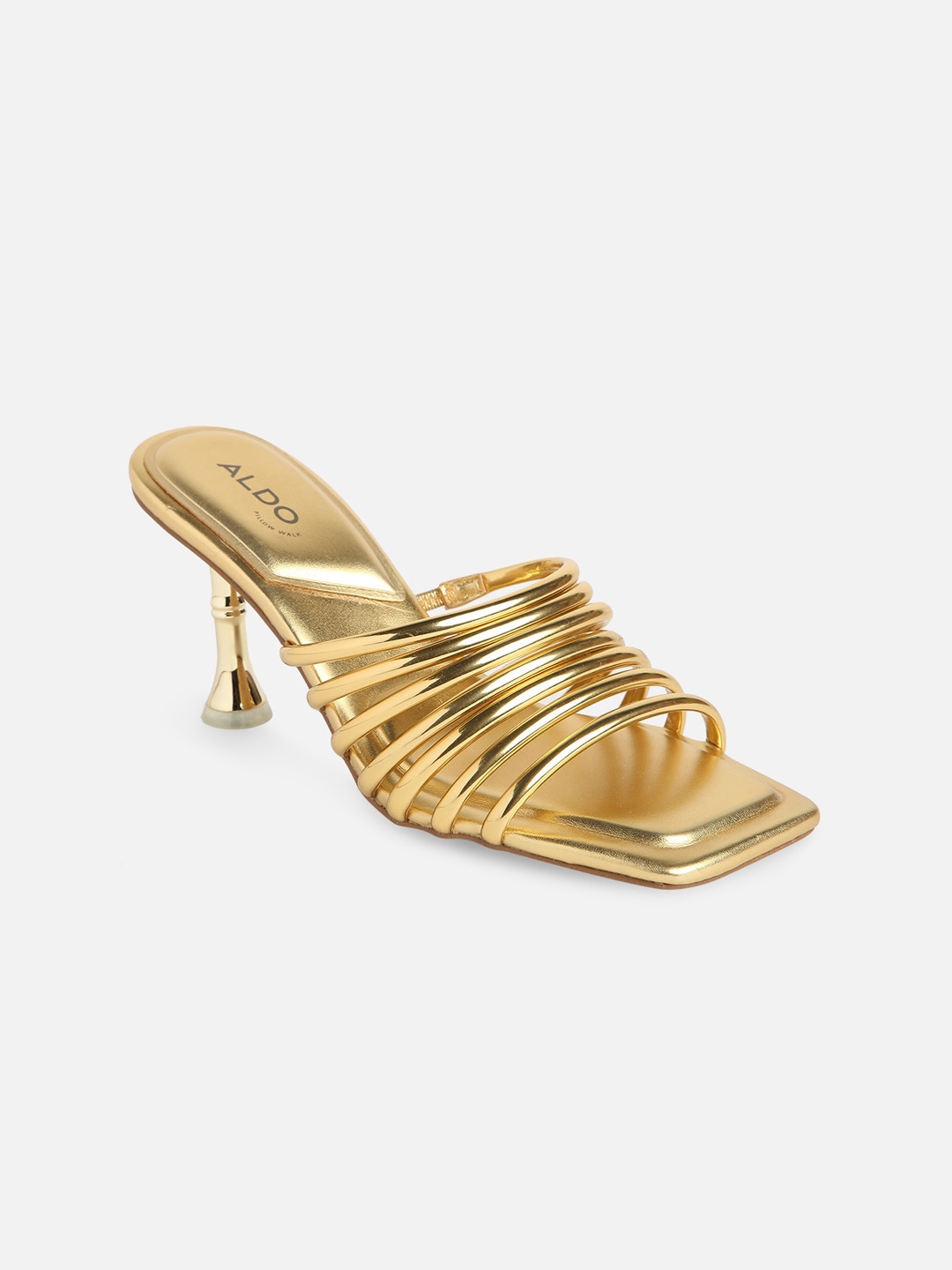 

ALDO Embellished Party Block Heels, Gold