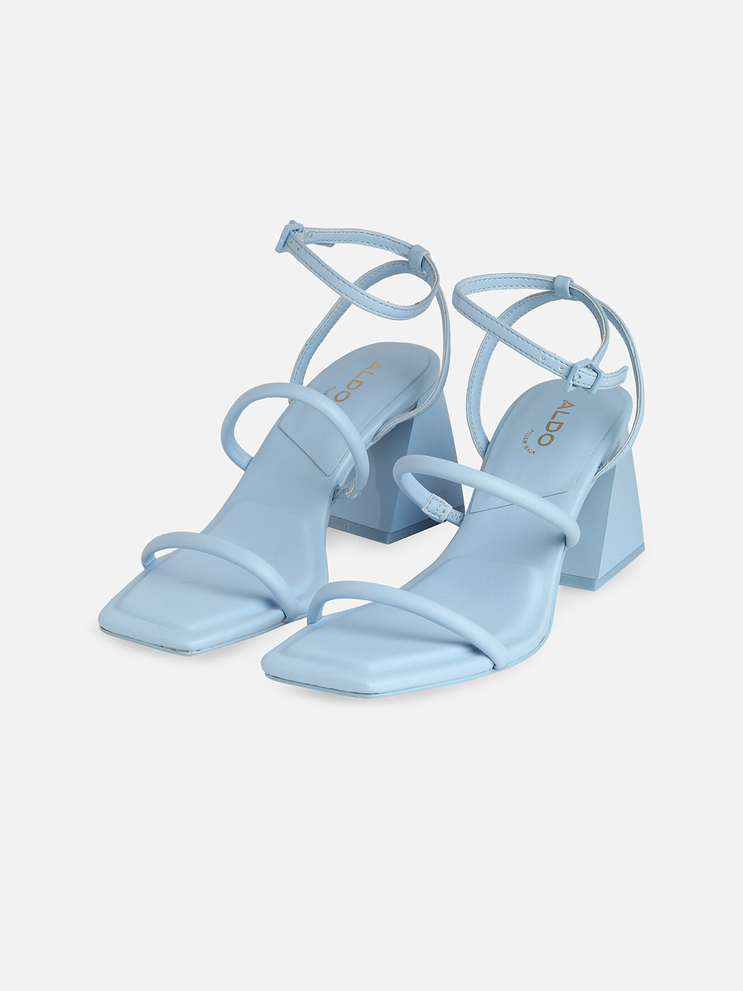 

ALDO Women Solid Block Heels, Blue