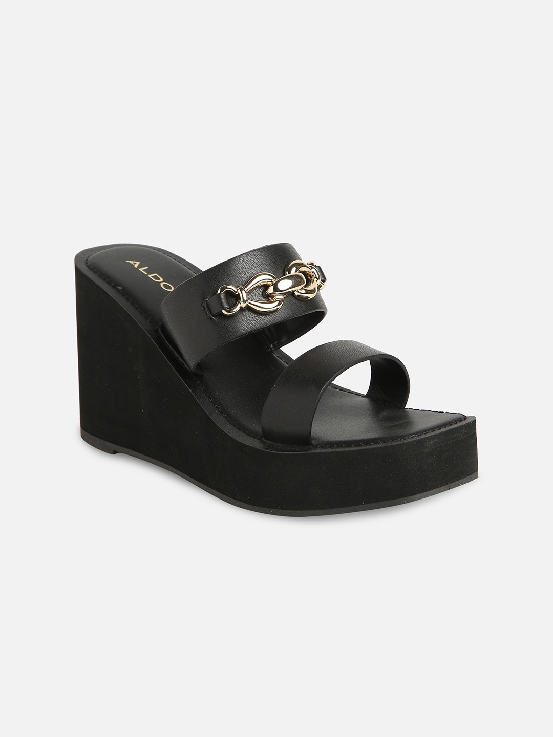 

ALDO Solid Wedge Heels, Black