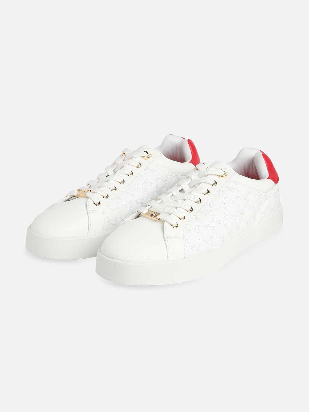 

ALDO Men Textured Lace Ups Sneakers, White