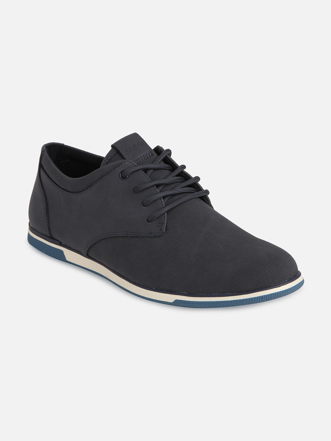 

ALDO Men Textured Comfort Insole Basics Derbys, Navy blue