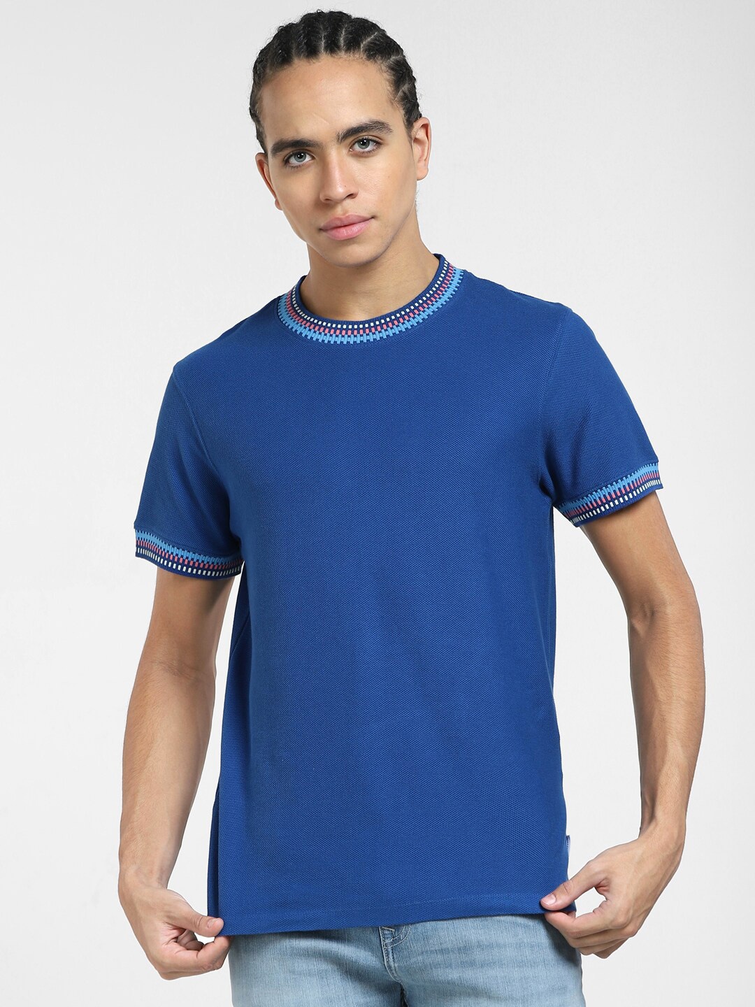 

Jack & Jones Cotton Slim Fit T-shirt, Blue