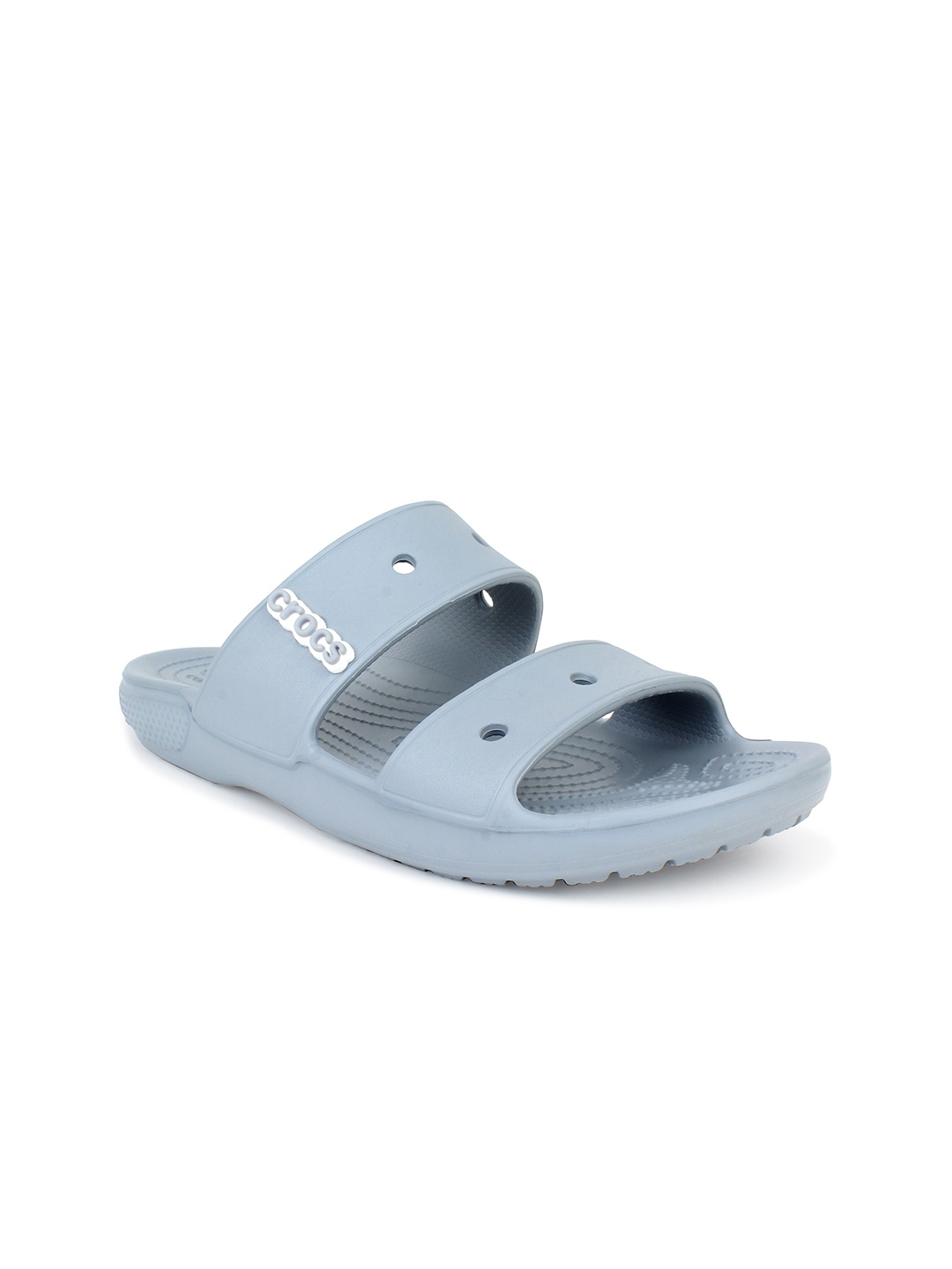 

Crocs Self Design Croslite Sliders, Grey