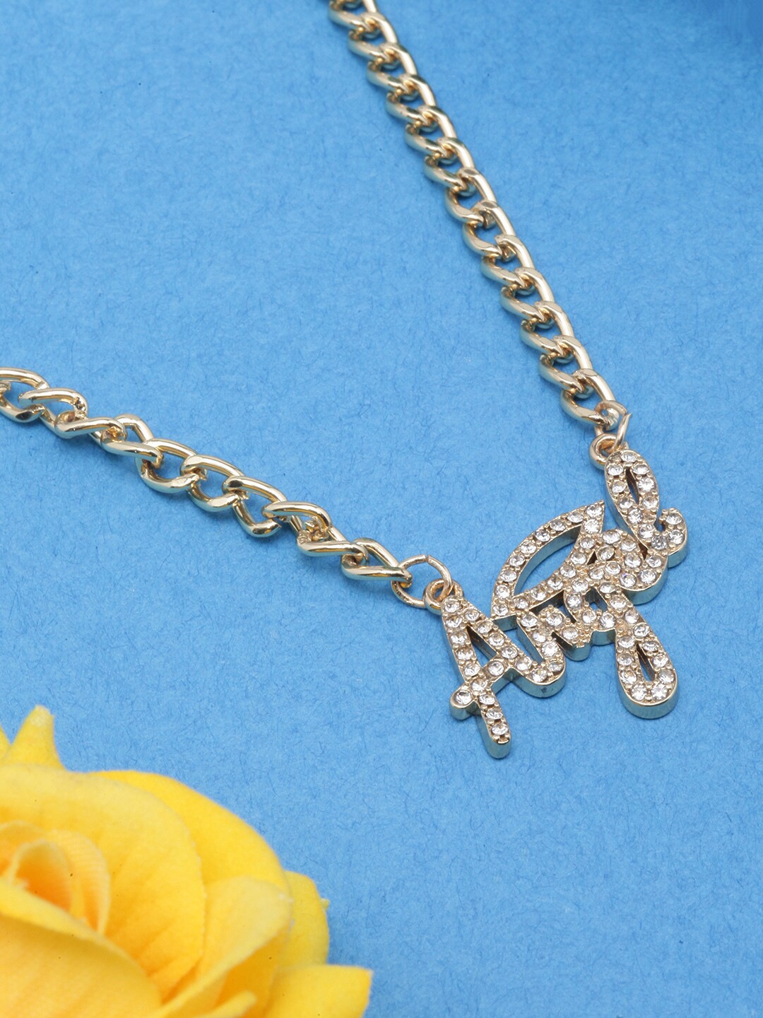 

DressBerry Brass Gold-Plated Necklace