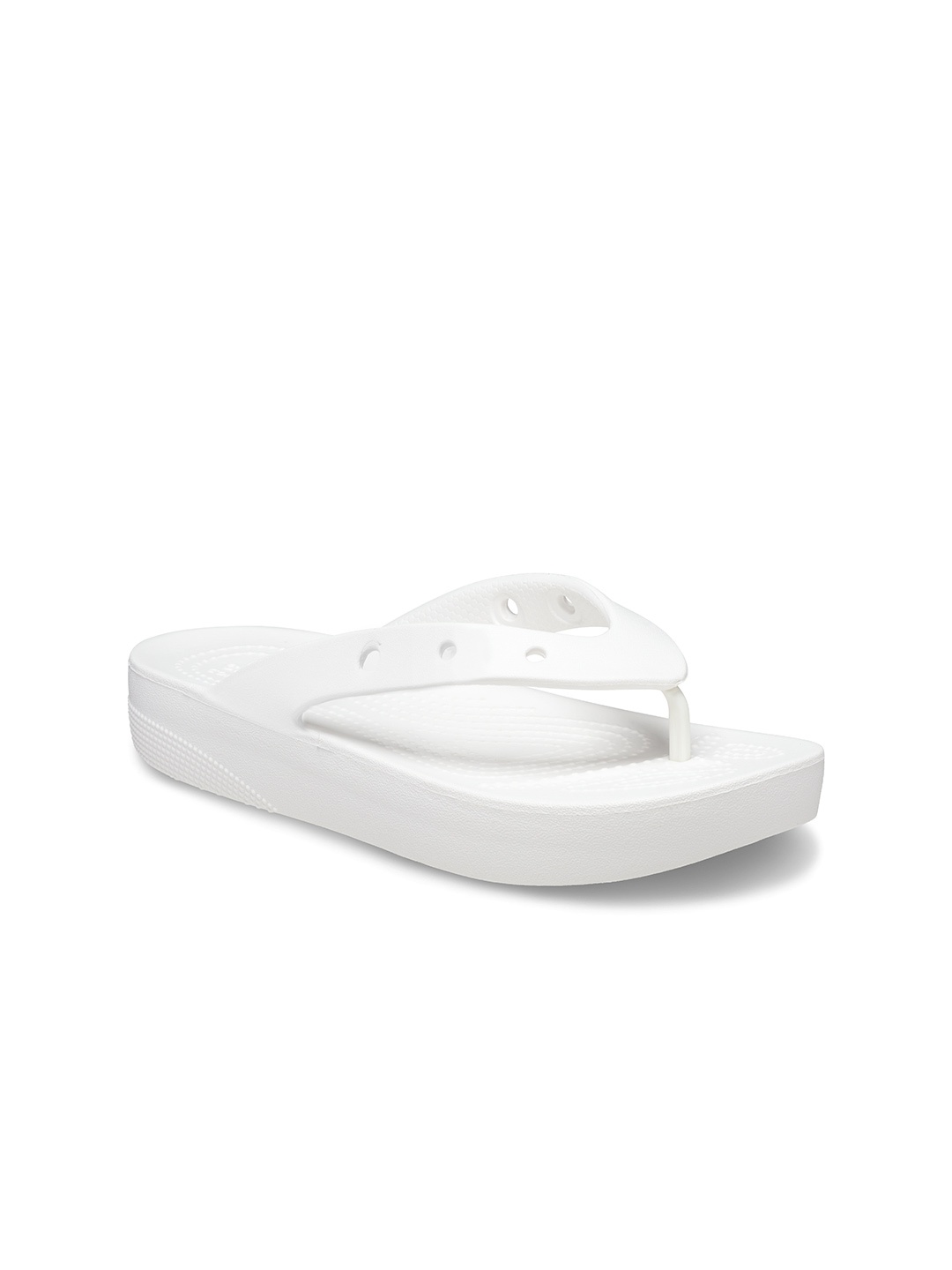 

Crocs Women Croslite Thong Flip-Flops, White