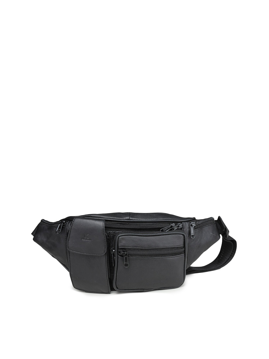 

K London Textured Waist Pouch, Black