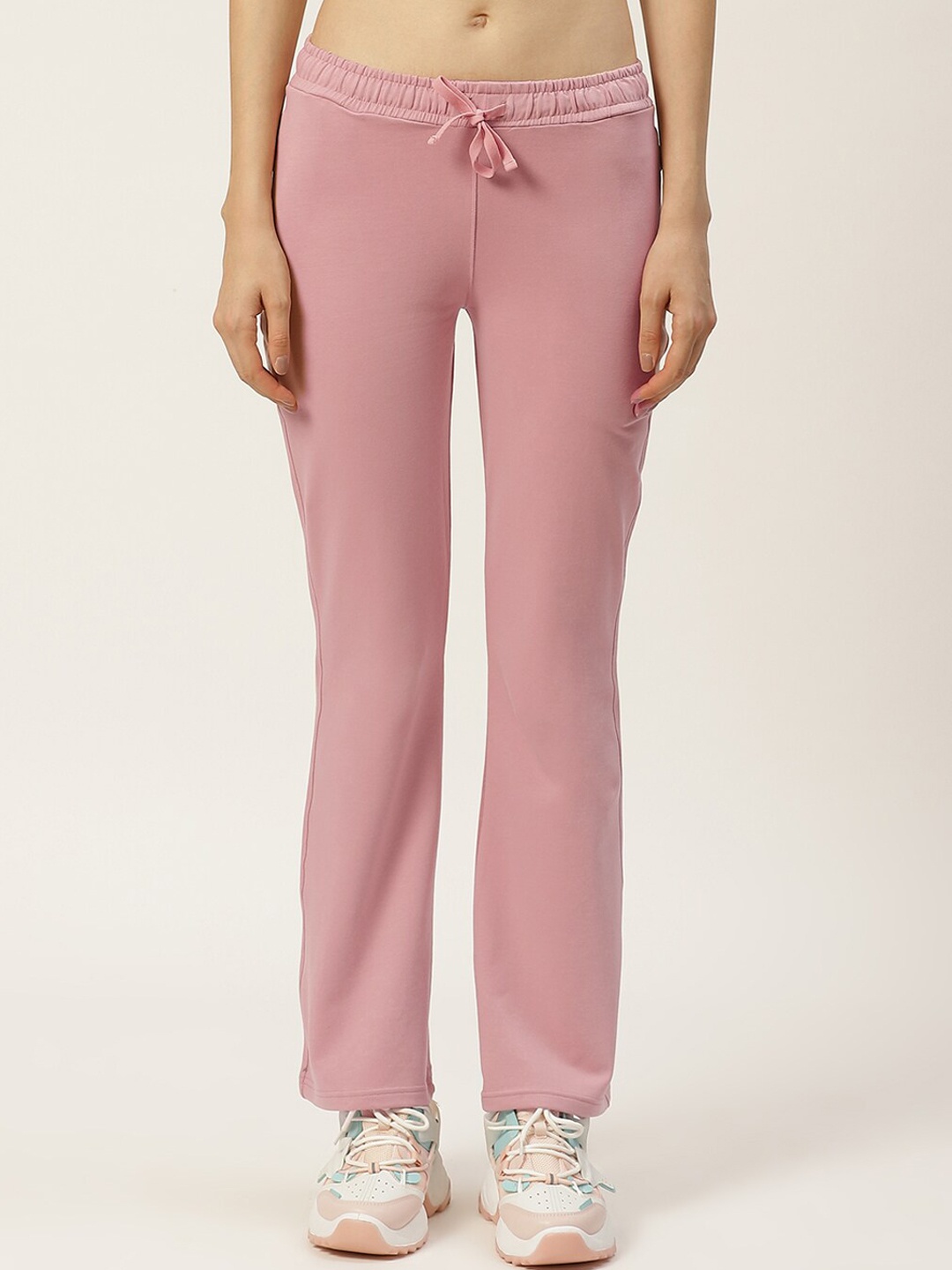 

FEMEA Women Bootcut Fit Track Pants, Pink