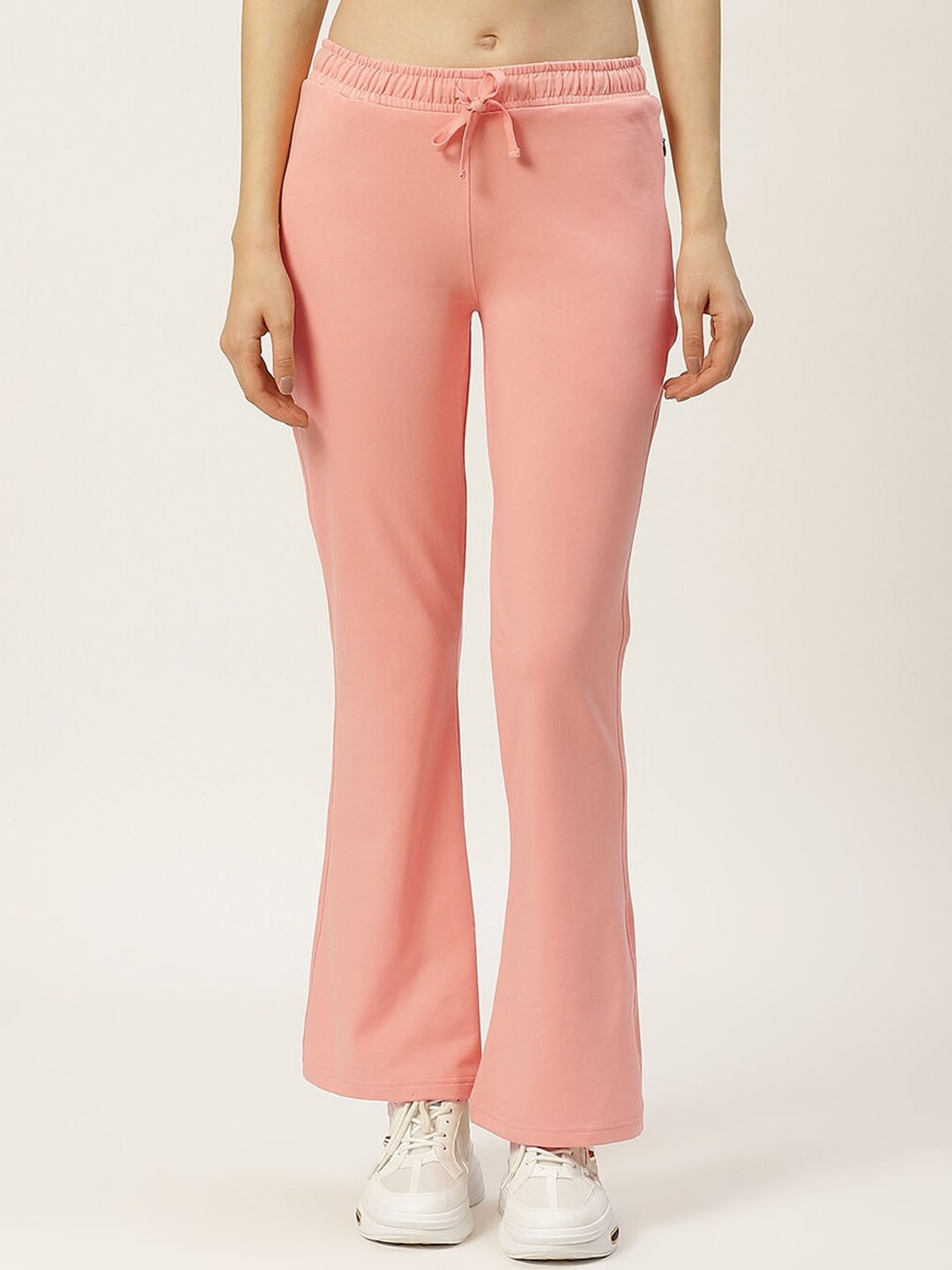 

FEMEA Women Bootcut Fit Track Pants, Peach