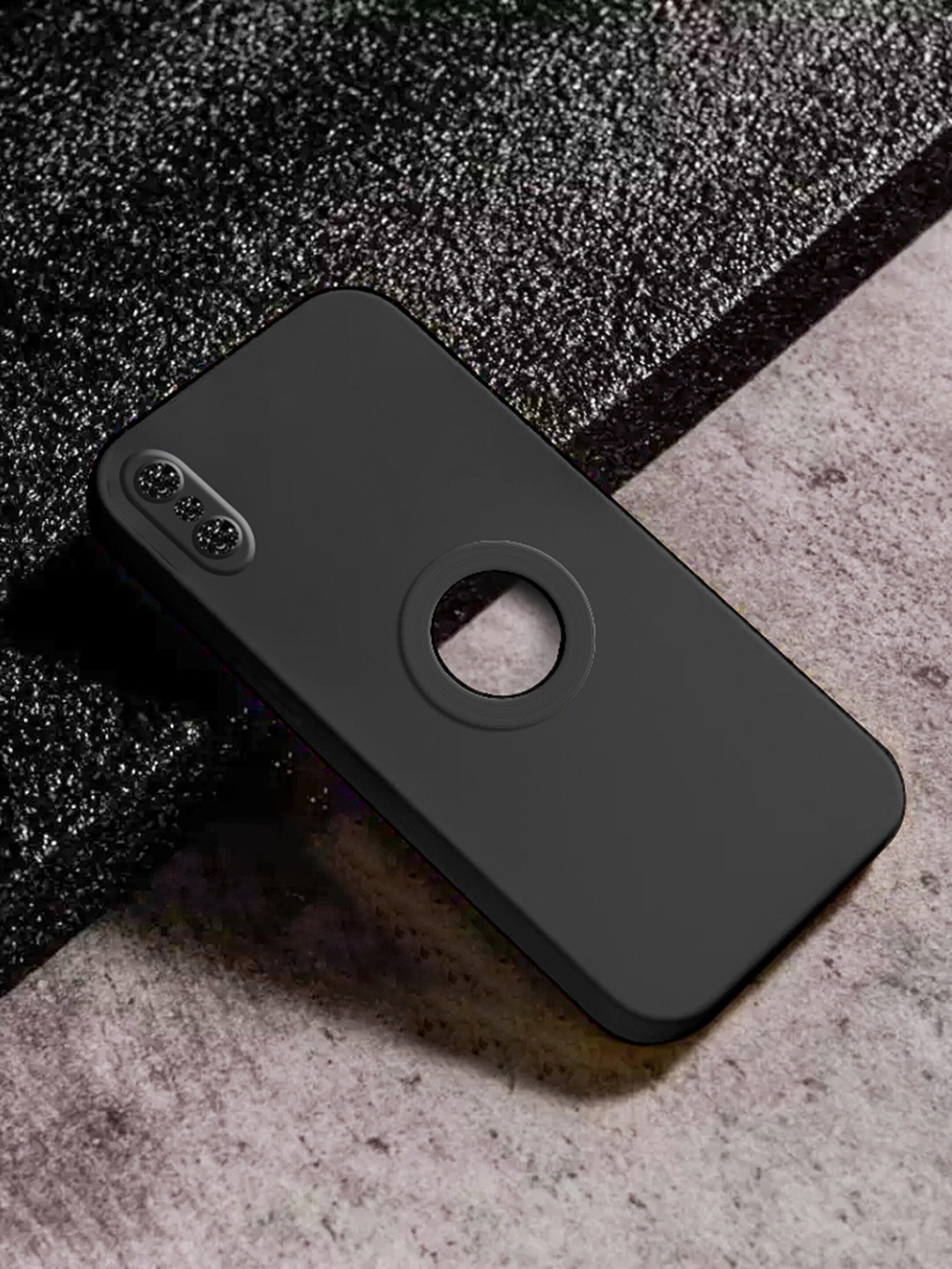 

Karwan iPhone Xs Max Cover Compatible & Phone Back Cover, Black