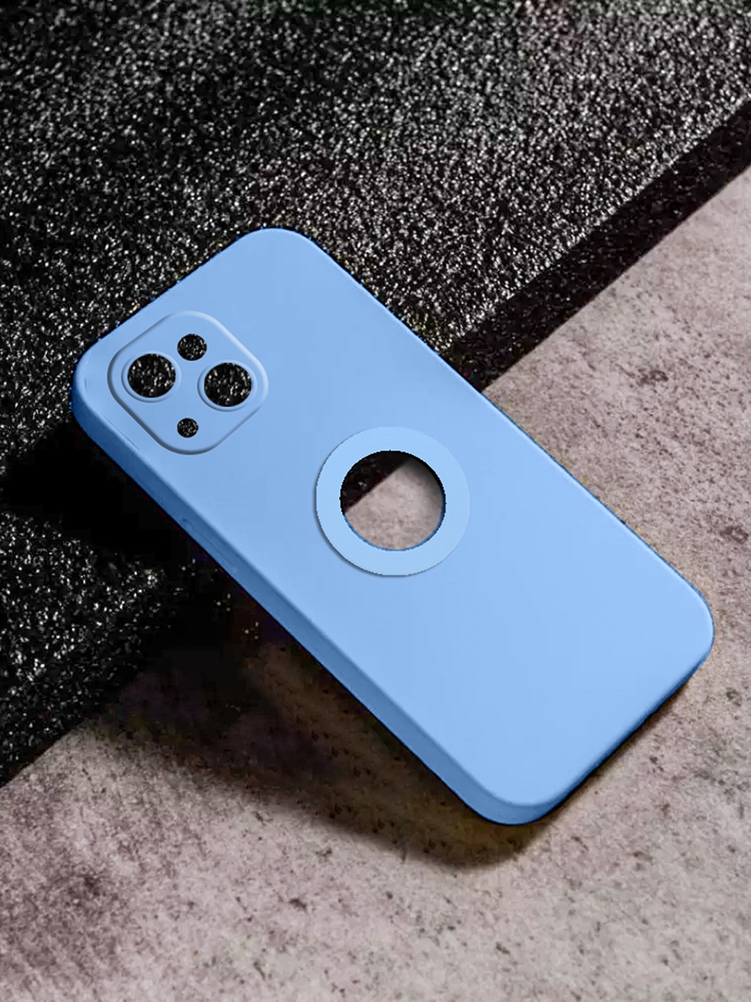 

Karwan Liquid Silicone Fit iPhone 14 Plus Back Case, Blue