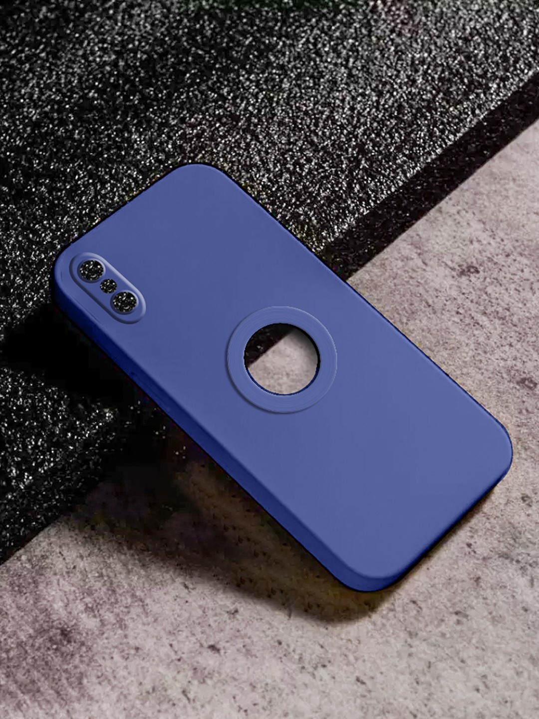 

Karwan Liquid Silicone Fit iPhone Xs Max Back Case, Blue