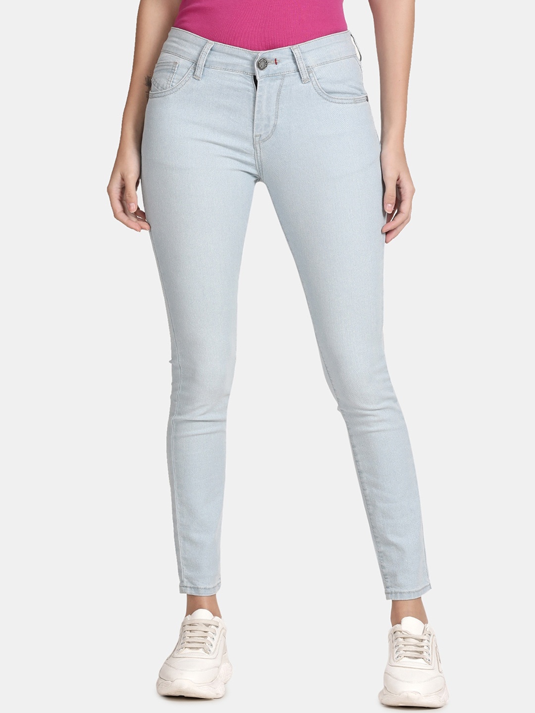 

Llak Jeans Women Skinny Fit Stretchable Jeans, Blue