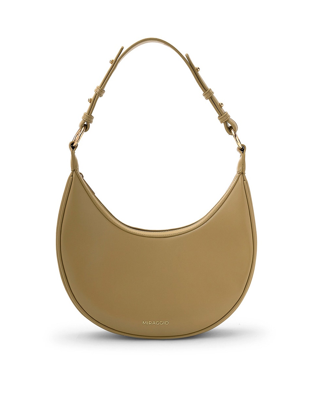 

MIRAGGIO Half Moon Hobo Bag, Green