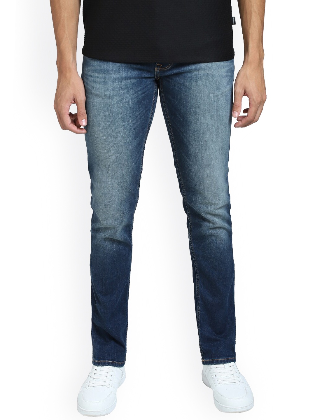 

Jack & Jones Men Mid-Rise Heavy Fade Jeans, Blue