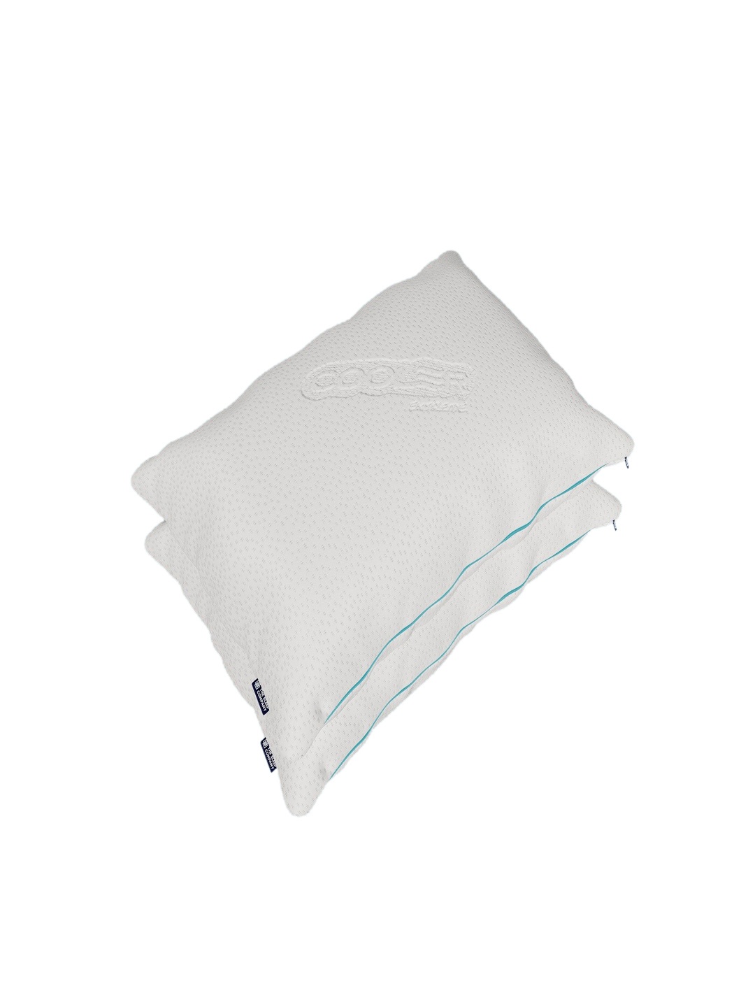 

THE SLEEP COMPANY 2 Pcs White Rectangular Super light weight Cotton Sleeping Pillow