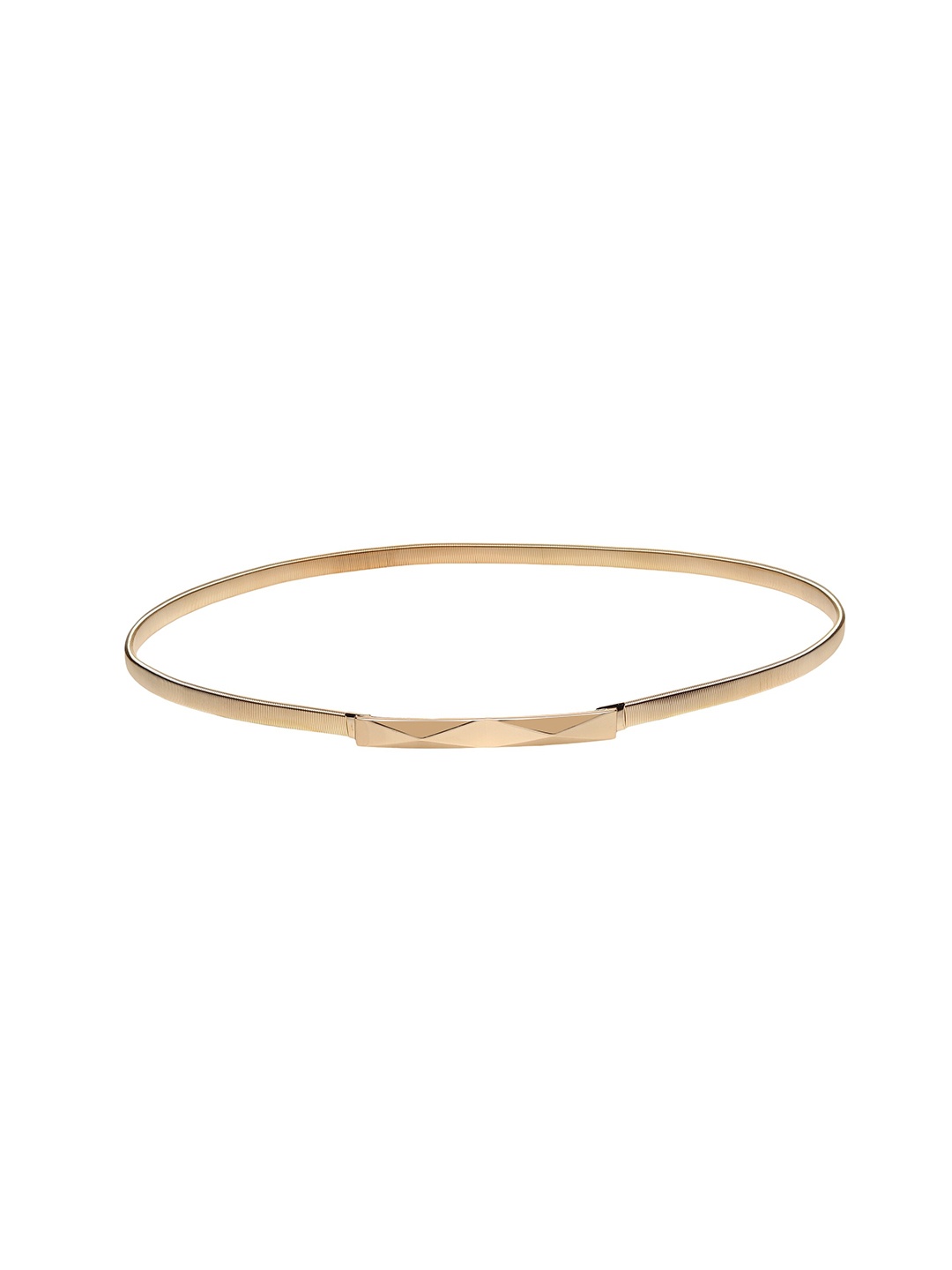 

ZORO Women Stretchable Interlock Slim Belt, Gold